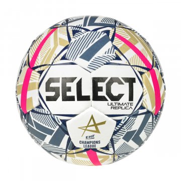 Select Ultimate Replica EHF Champions League v26 Handball, weiß/blau