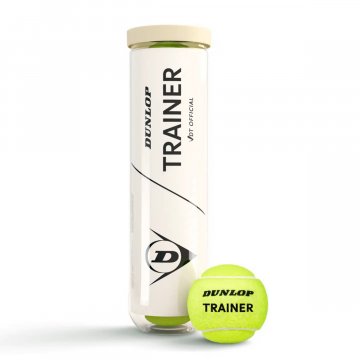 Dunlop Trainer VDT Official Tennisbälle, 4er Dose, gelb