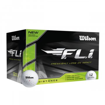 Wilson F.L.I. Golfbälle, 12er Box, weiß