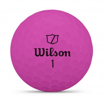 Wilson DUO Soft Golfbälle, 12er Box, pink
