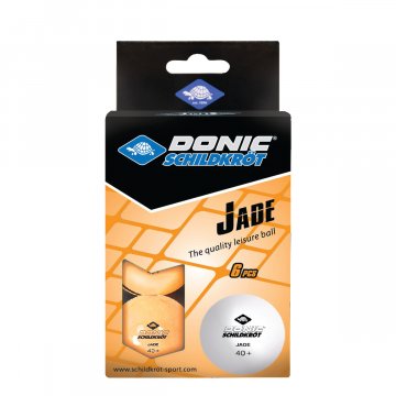 Donic-Schildkröt Jade 40+ Tischtennisbälle, 6er Pack, orange