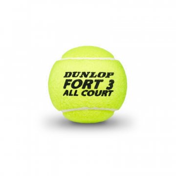 Dunlop Fort All Court TS Tennisbälle, 3er Dose, gelb