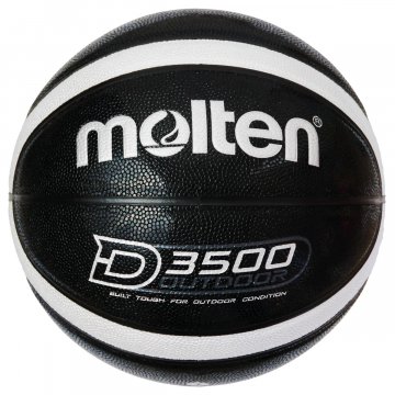 Molten BD3500-KS Basketball, schwarz/silber (shiny optic)