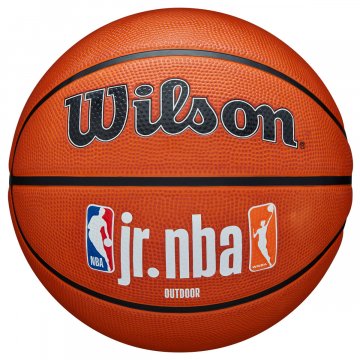 Wilson Jr. NBA Fam Logo Authentic Outdoor Basketball, braun