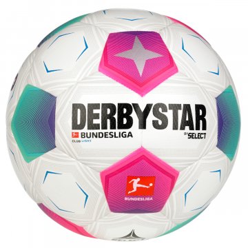 Derbystar Bundesliga Club Light v23 Fußball, weiß/bunt