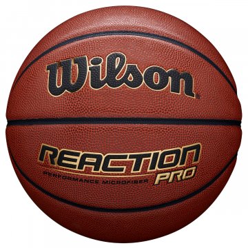 Wilson Reaction Pro Basketball, braun