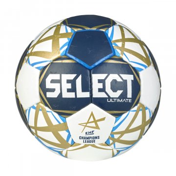 Select Ultimate EHF Champions League v25 Handball, blau/weiß