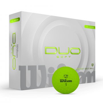 Wilson DUO Soft Golfbälle, 12er Box, grün