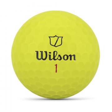 Wilson Staff Model X Golfbälle, 12er Box, gelb