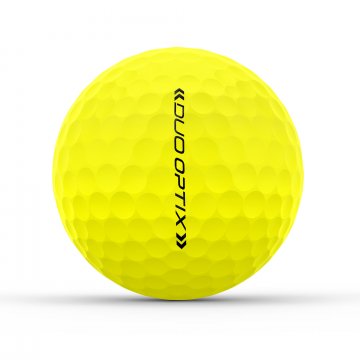 Wilson Staff DUO Optix Golfbälle, 12er Box, gelb