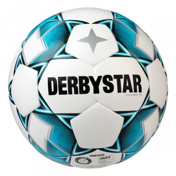 Derbystar Brillant weiß/blau/schwarz Fußball, DB TT