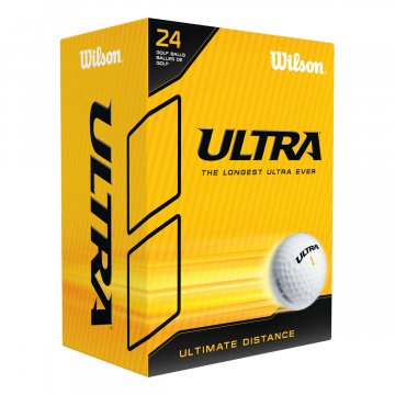 Wilson Ultra Golfbälle, 24er Box, weiß