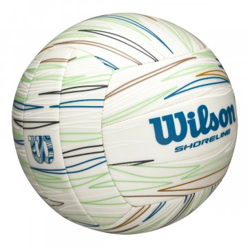 Wilson Shoreline Gen Green Beachvolleyball, weiß/bunt