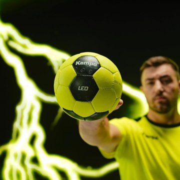 Kempa Leo Handball, gelb/schwarz