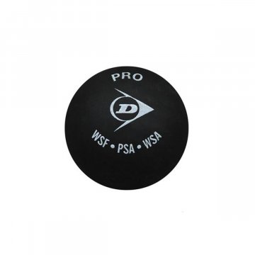 Dunlop Pro Squashball, 3er Dose, schwarz