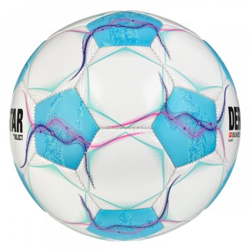 Derbystar Bundesliga Player v24 Fußball, weiß/blau