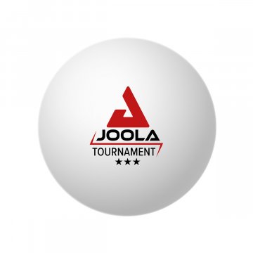 Joola Tournament 3-Stern Tischtennisbälle, 12er Pack, weiß