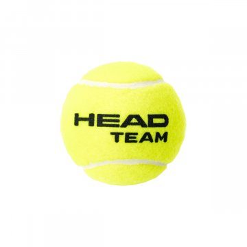 HEAD Team Tennisbälle, 4er Dose, gelb
