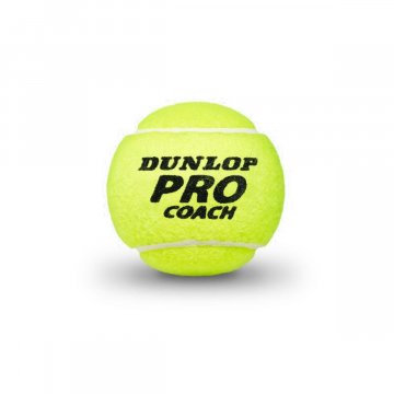 Dunlop PRO Coach Tennisbälle, 4er Dose, gelb