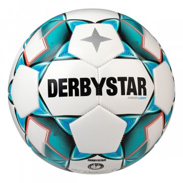 Derbystar Junior Light Fußball, weiß/grün/schwarz