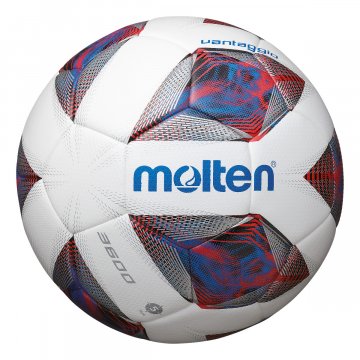 Molten F5A3600 Fußball, weiß/blau/silber/rot