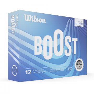 Wilson Boost Golfbälle, 12er Pack, weiß