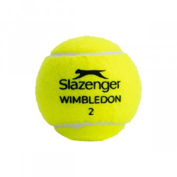 Slazenger Wimbledon Tennisbälle, 4er Dose, gelb