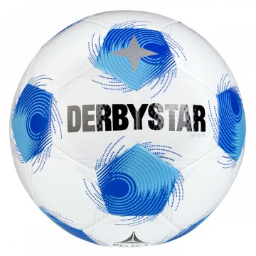 Derbystar Apus TT DB v25 Fußball, weiß/blau