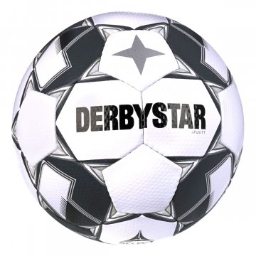 Derbystar Apus TT v23 Fußball, weiß/schwarz