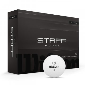 Wilson Staff Model Golfbälle, 12er Box, weiß