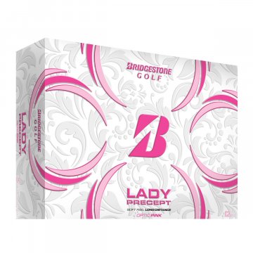 Bridgestone 2021 Lady Precept Golfbälle, 12er Box, pink