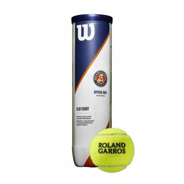 Wilson Roland Garros Official Tennisbälle, 4er Dose, gelb
