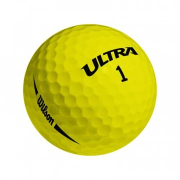 Wilson Ultra Golfbälle, 15er Box, gelb