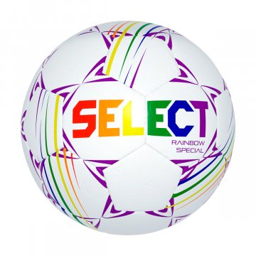 Select Rainbow Special v25 Handball, weiß/bunt