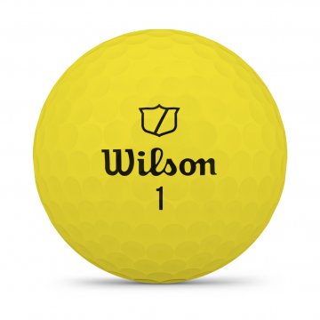 Wilson Triad Golfbälle, 12er Box, gelb