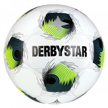 Derbystar Brillant TT v26 Fußball, weiß/grün