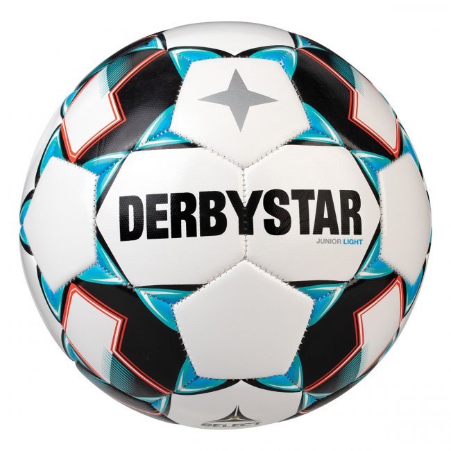 Derbystar Junior Light Fußball, weiß/grün/schwarz