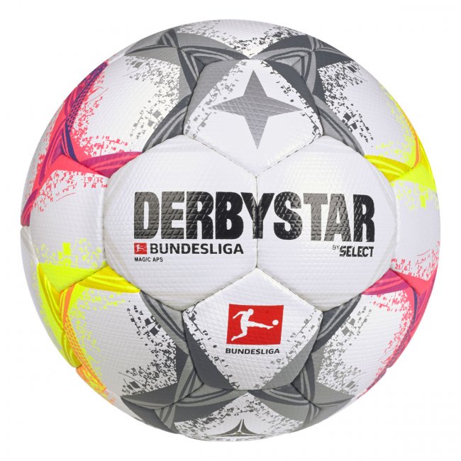 Derbystar Bundesliga Magic APS v22 Fußball, weiß/bunt