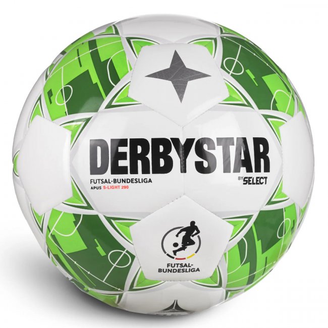 Derbystar Futsal-Bundesliga Apus S-Light 290 v26 Futsalball, weiß/grün