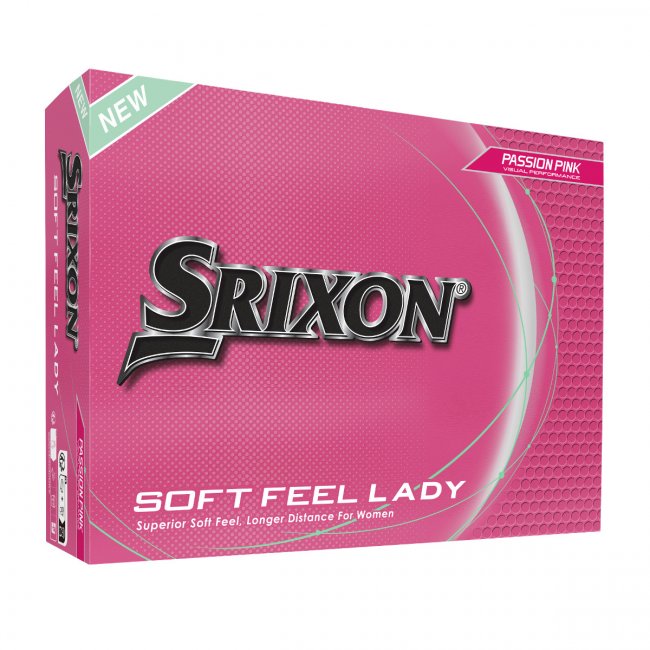 Srixon Soft Feel Lady Golfbälle, 12er Box, pink