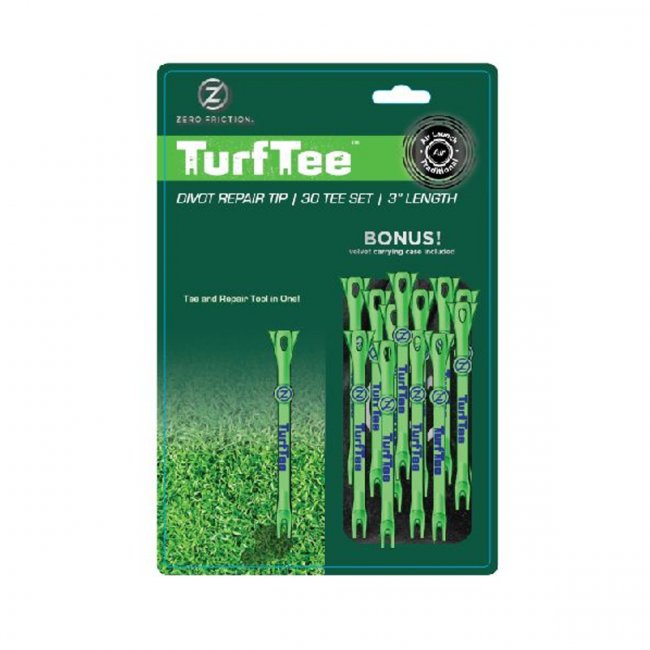 Zero Friction TurfTee Tees, 3 (7,6 cm), 30er Pack, grün