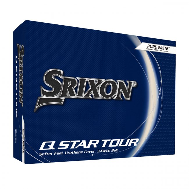 Srixon Q-Star Tour Golfbälle, 12er Box, weiß