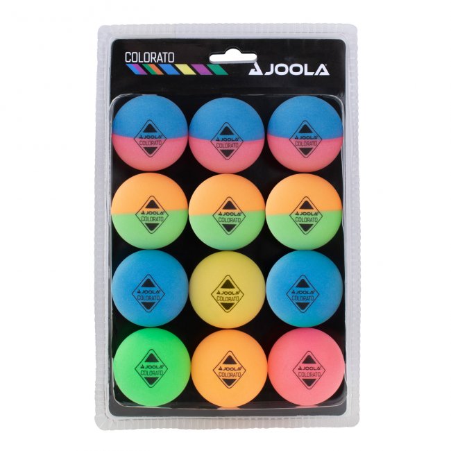 Joola Ballset  Colorato Tischtennisbälle, 12er Pack