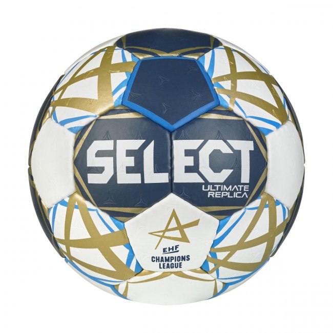 Select Ultimate Replica EHF Champions League v25 Handball, blau/weiß