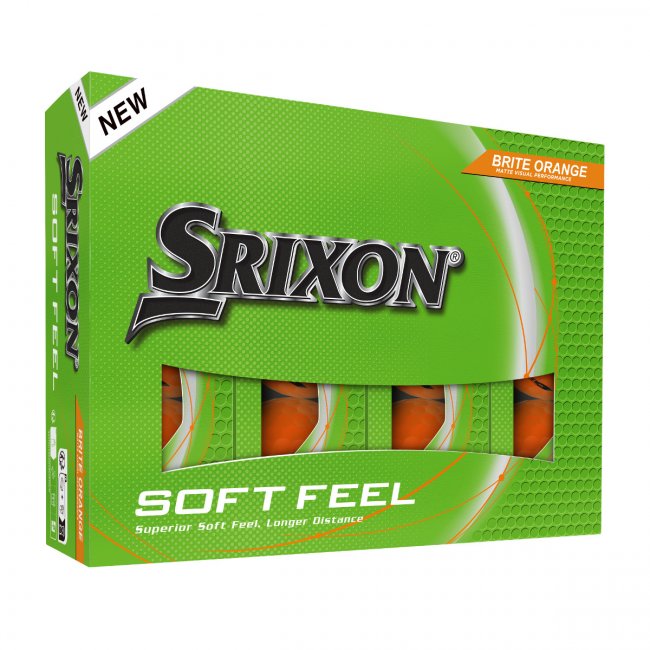 Srixon Soft Feel Golfbälle, 12er Box, orange