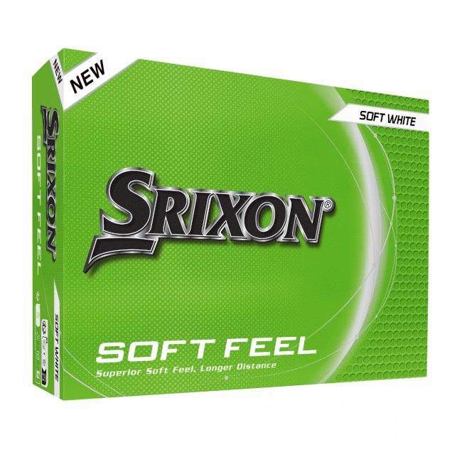 Srixon Soft Feel Golfbälle, 12er Box, weiß