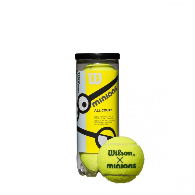Wilson Minions Stage 1 Tennisbälle, 3er Dose, gelb