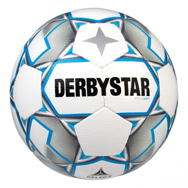 Derbystar Apus Light Fußball, weiß/grau/blau