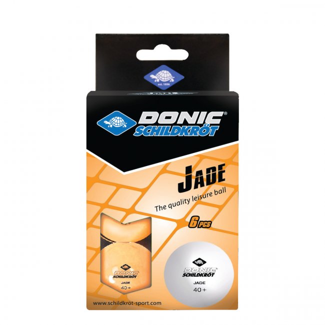 Donic-Schildkröt Jade 40+ Tischtennisbälle, 6er Pack, orange