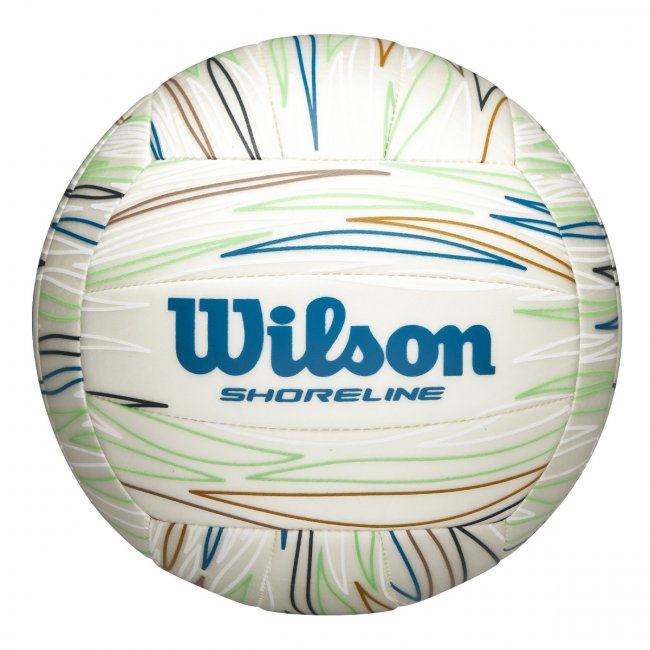 Wilson Shoreline Gen Green Beachvolleyball, weiß/bunt